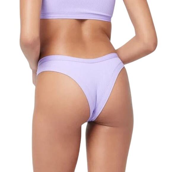 L*Space Ribbed Anna Bikini Bottom - Wisteria NWT Size XL - Picture 2 of 6